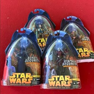 Four Star Wars characters